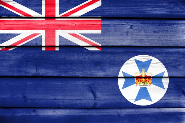 Flagge von Queensland State, Australien — Stockfoto