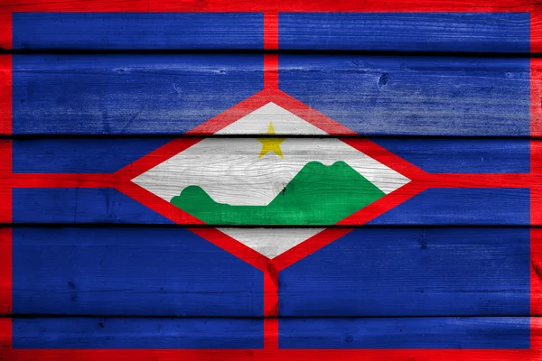 Flaga Sint Eustatius, Holandia — Zdjęcie stockowe