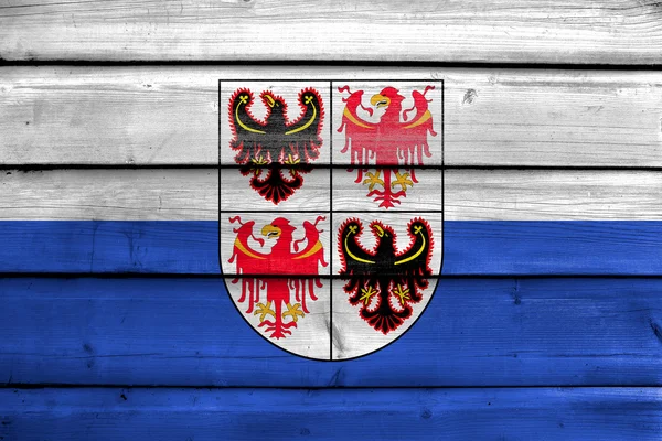 Flagge von Trentino - Südtirol, Italien — Stockfoto