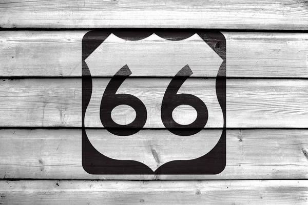 U.S. Route 66 (US 66 or Route 66) — Stock Photo, Image