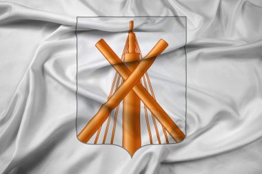 Babruysk, Beyaz Rusya bayrağı sallayarak
