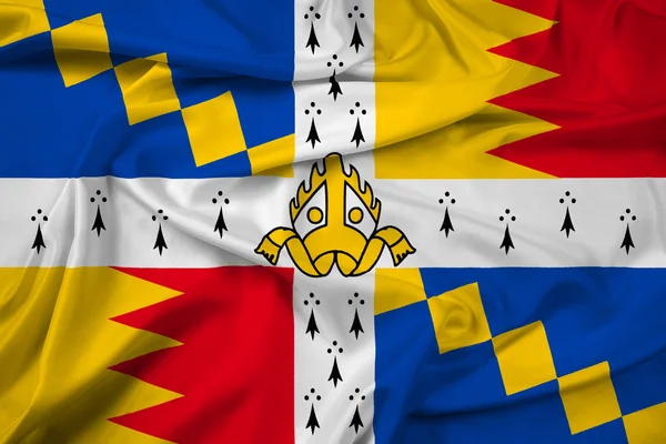 Bandeira acenando de Birmingham — Fotografia de Stock