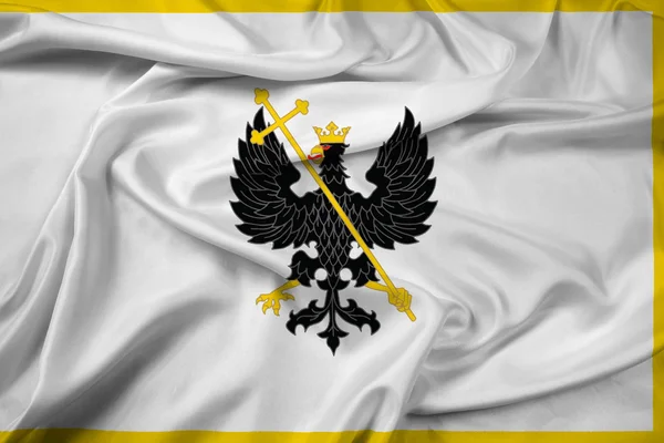 Flagge schwenkend von Tschernihiw, Ukraine — Stockfoto