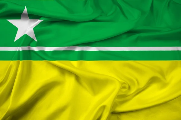 Flagge schwenkend von boa vista, roraima, brasilien — Stockfoto