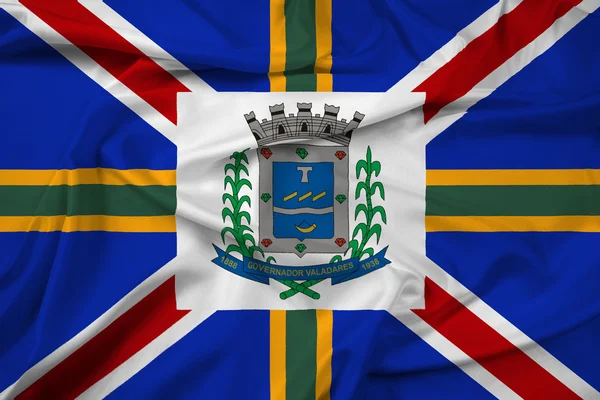 Bandera de Governador Valadares, Estado de Minas Gerais, Brasil — Foto de Stock