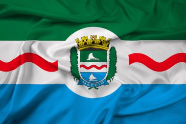 Maceio, Alagoas, Brezilya bayrağı sallayarak