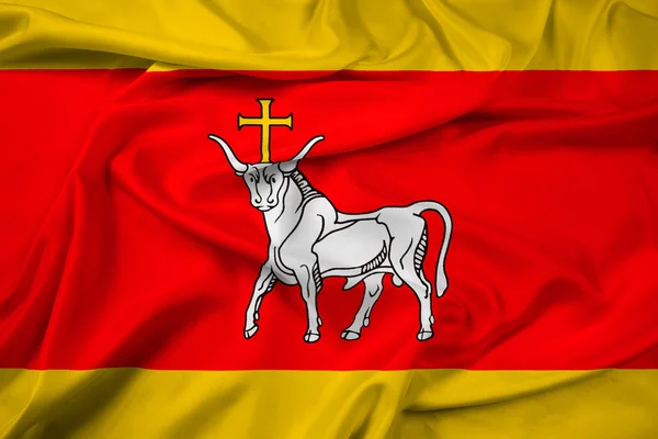 Флаг Каунаса, Литва — стоковое фото