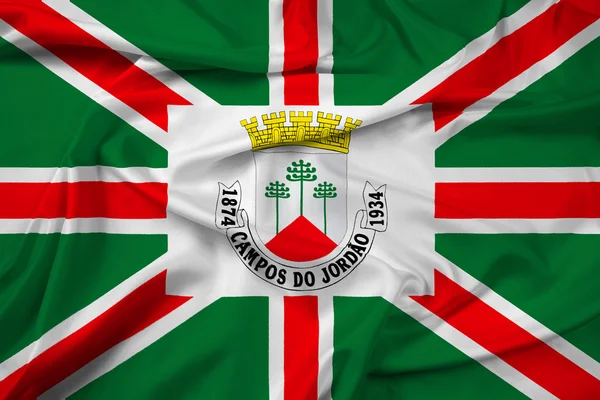 Bandeira de Municipio de Campos do Jordao, São Paulo, Brasil — Fotografia de Stock