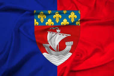 Arması (arma sadece), Fransa ile Paris dalgalanan bayrak