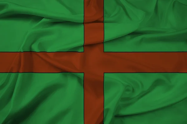 Flagge schwenkend von paraiba do sul, Brasilien — Stockfoto