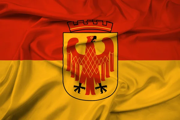 Waving Flag of Potsdam, Germany — Stock Photo, Image