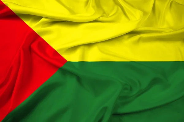 Waving Flag of Santa Rosa, Ecuador — Stock Photo, Image