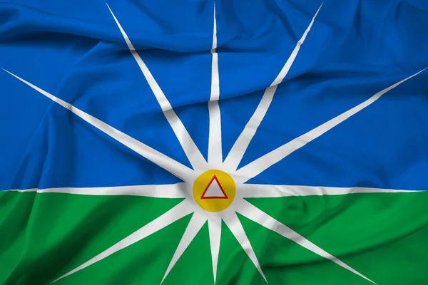 Флаг Уберландии, Минас-Жерайс, Бразилия — стоковое фото