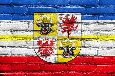 Mecklenburg-Western Pomerania arması, Almanya ile bayrağı