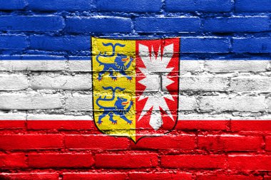 Kat, Almanya'nın kuzeyinde Schleswig-Holstein bayrağı