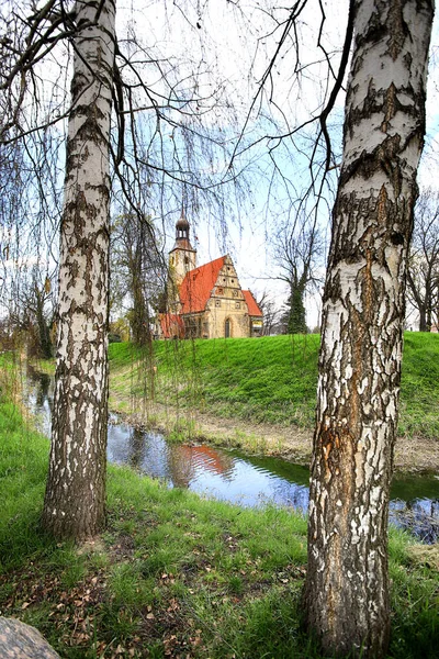 Wroclaw Pologne Avril 2021 Église Catholique Romaine Sainte Trinité Xviie — Photo