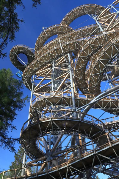 Swieradow Zdroj Lengyelország 2021 Június Sky Walk Swieradow Zdroj Lengyelország — Stock Fotó