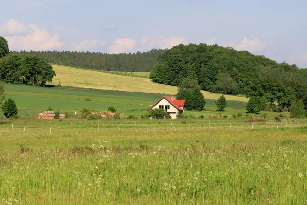 Isergebirge Tschechisch Isernhagen Isergebirge Ein Gebirge Den Westlichen Sudeten Tschechien — Stockfoto