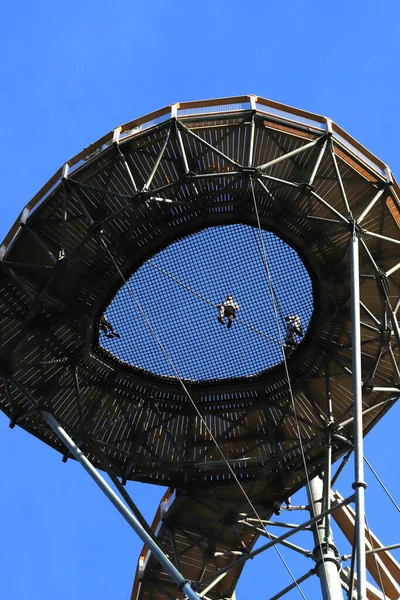 Swieradow Zdroj Polsko 2021 Sky Walk Swieradow Zdroj Nejvyšší Rozhledna — Stock fotografie