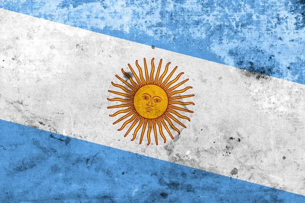 Drapeau Argentine avec un look vintage et ancien — Photo