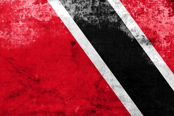 Trinidad ve tobago bayrağı ile antika ve eski bir görünüm — Stok fotoğraf