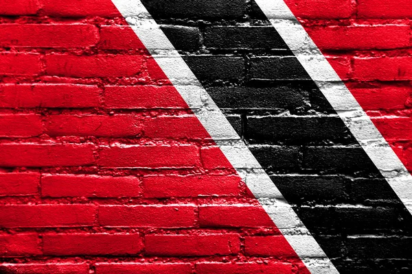 Trinidad en tobago vlag geschilderd op de muur — Stok fotoğraf