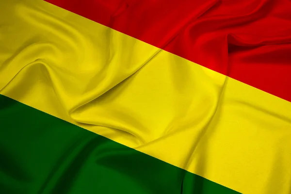 Ondeando Bandera de Bolivia — Foto de Stock