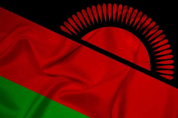 Bandeira do Malawi acenando — Fotografia de Stock