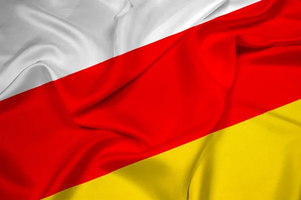 Waving South Ossetia Flag — Stock Photo, Image