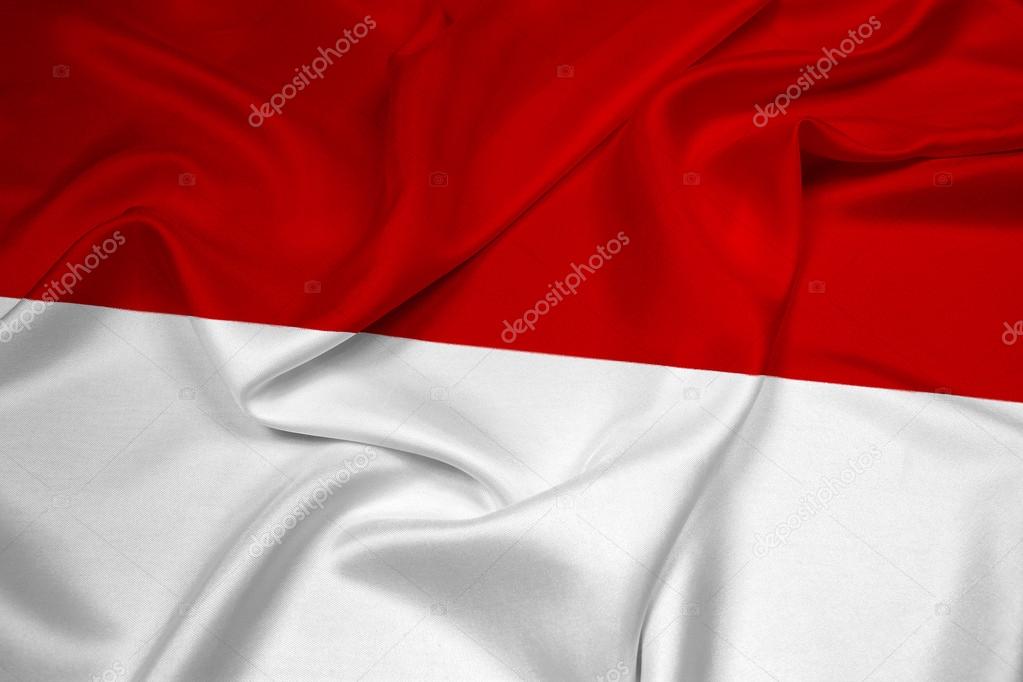 Waving Indonesia Flag