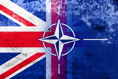 Grunge nato ve İngiltere bayrağı