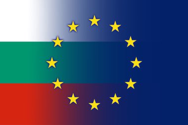 Bulgaristan ve Avrupa Birliği bayrağı