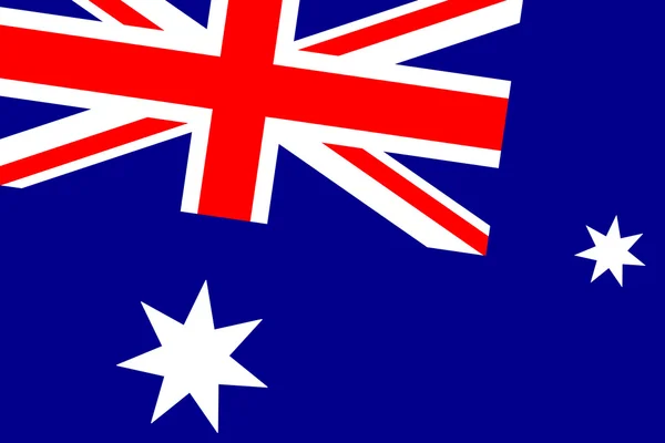 Australie Drapeau. Gros plan . — Photo