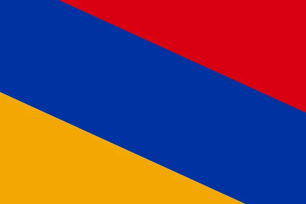 Vlag van Armenië. Close-up. — Stockfoto