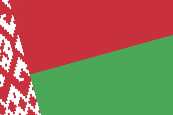 Belarus Flag. Close up. — Stock Photo, Image