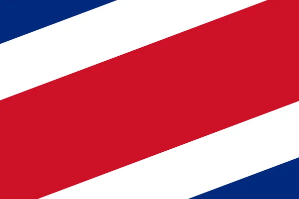 Bandeira da Costa Rica. Fechar . — Fotografia de Stock