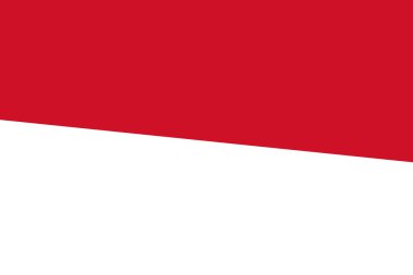 Endonezya bayrağı. yakın çekim.