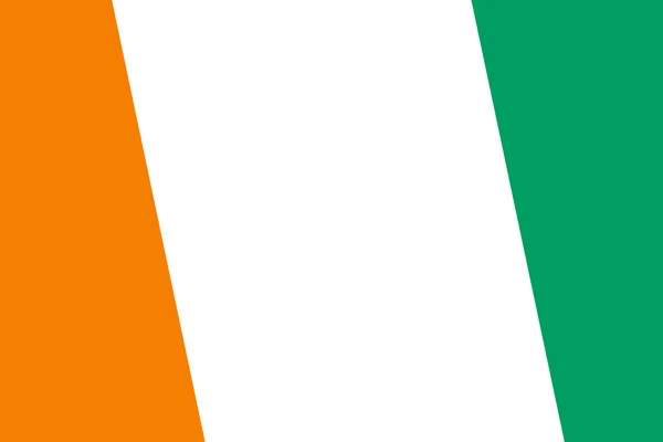 Ivory Coast Flag. Close up. — Stock Photo, Image