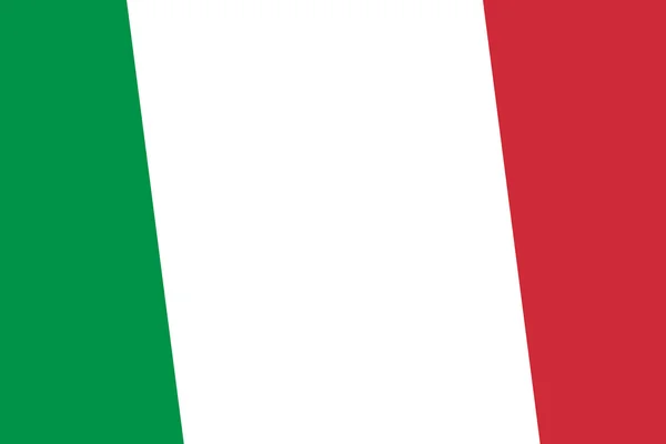 Italien-Flagge. Nahaufnahme. — Stockfoto