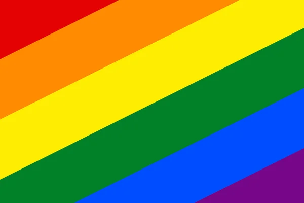 Bandeira do arco-íris. Fechar . — Fotografia de Stock