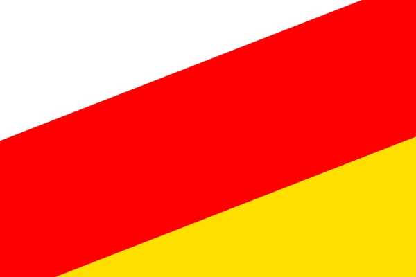 South Ossetia Flag. Close up. — Stock Photo, Image