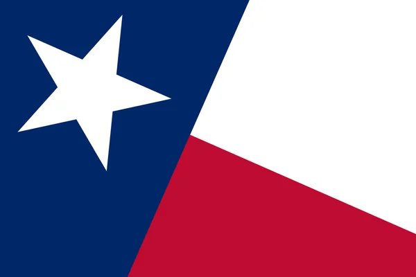 Bandeira do Estado do Texas. Fechar . — Fotografia de Stock