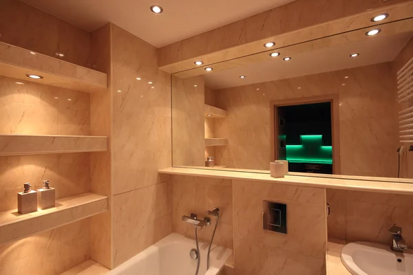 Modern ház fürdőszoba belső — Stock Fotó