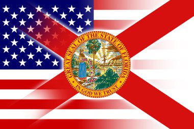 ABD ve Florida Devlet bayrağı