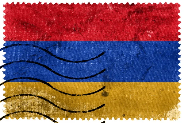 Bandera de Armenia - sello postal antiguo — Foto de Stock