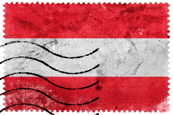 Austria Bandera - sello postal antiguo — Foto de Stock