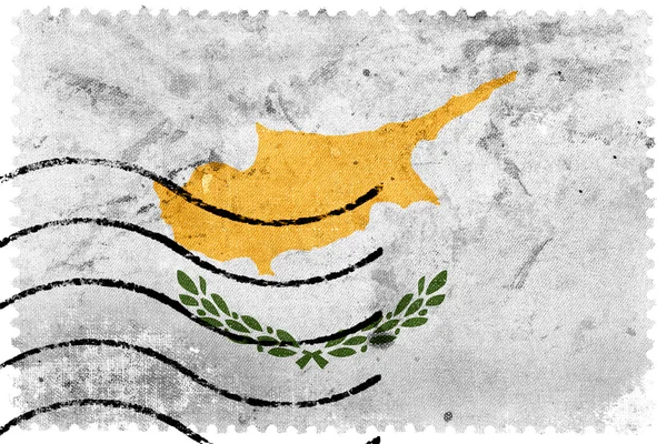 Bandeira de Chipre - antigo selo postal — Fotografia de Stock