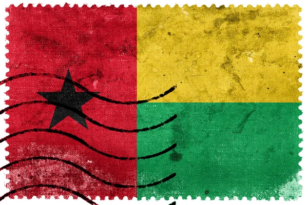Bandera de Guinea Bissau - sello postal antiguo —  Fotos de Stock