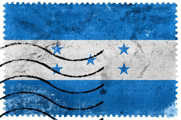 ホンジュラスの国旗 - 古い切手 — ストック写真