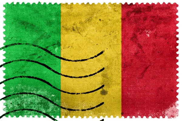 Drapeau Mali - timbre-poste ancien — Photo